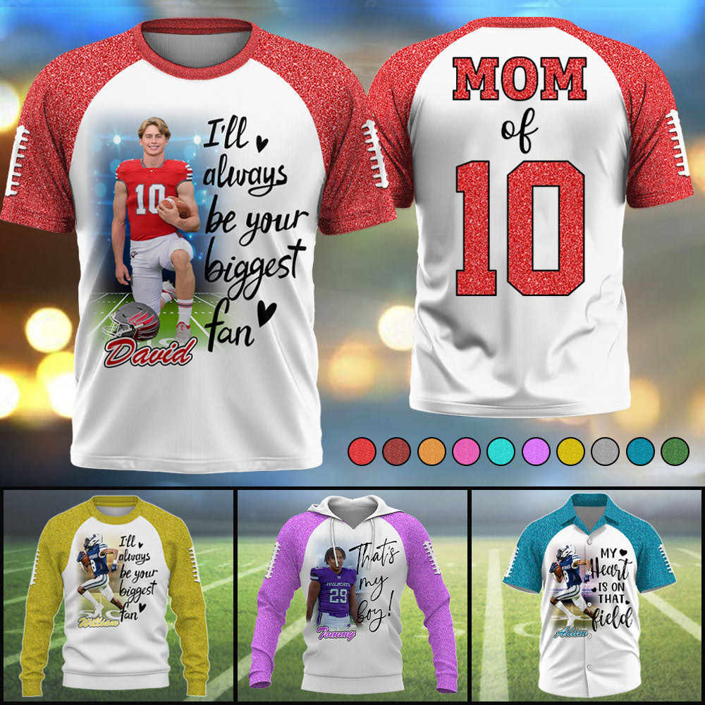 Custom Photo Football Game Day Football Gift For Football Lovers - Personalized All Over Print Gift For Footbal Tu24 Pt99
