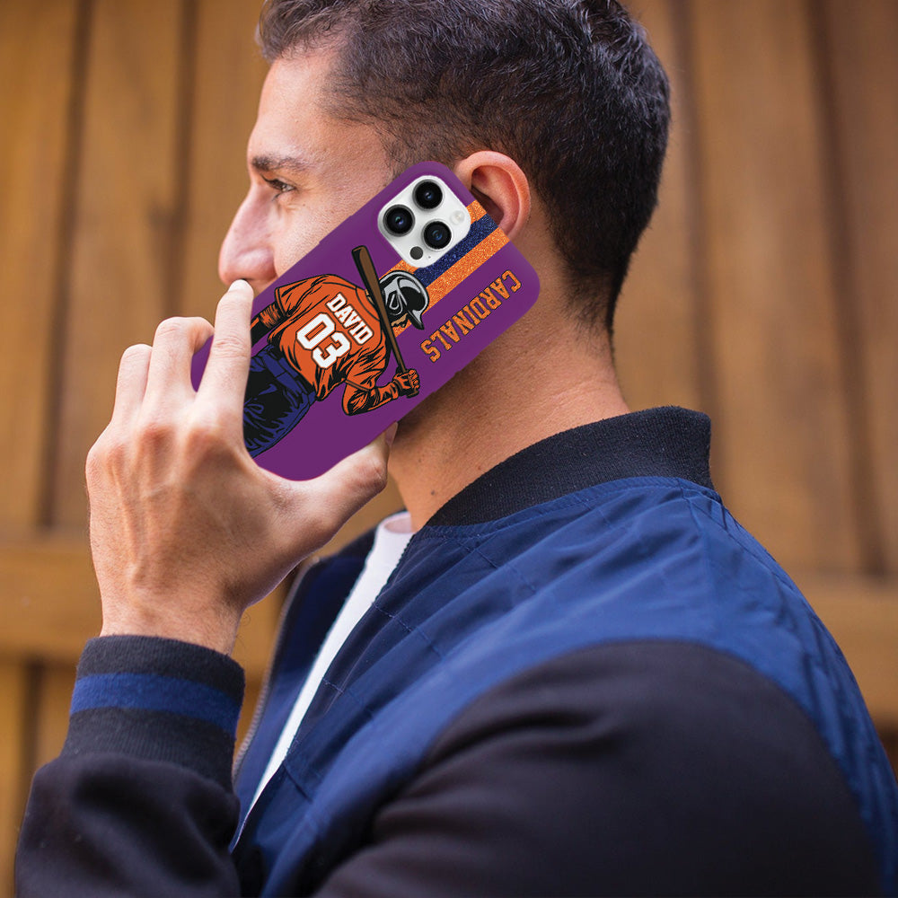 Personalized Custom Clipart Phone Case For Baseball Family Lovers Tu24