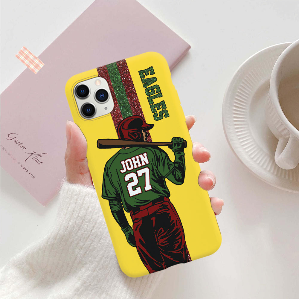 Personalized Custom Clipart Phone Case For Baseball Family Lovers Tu24