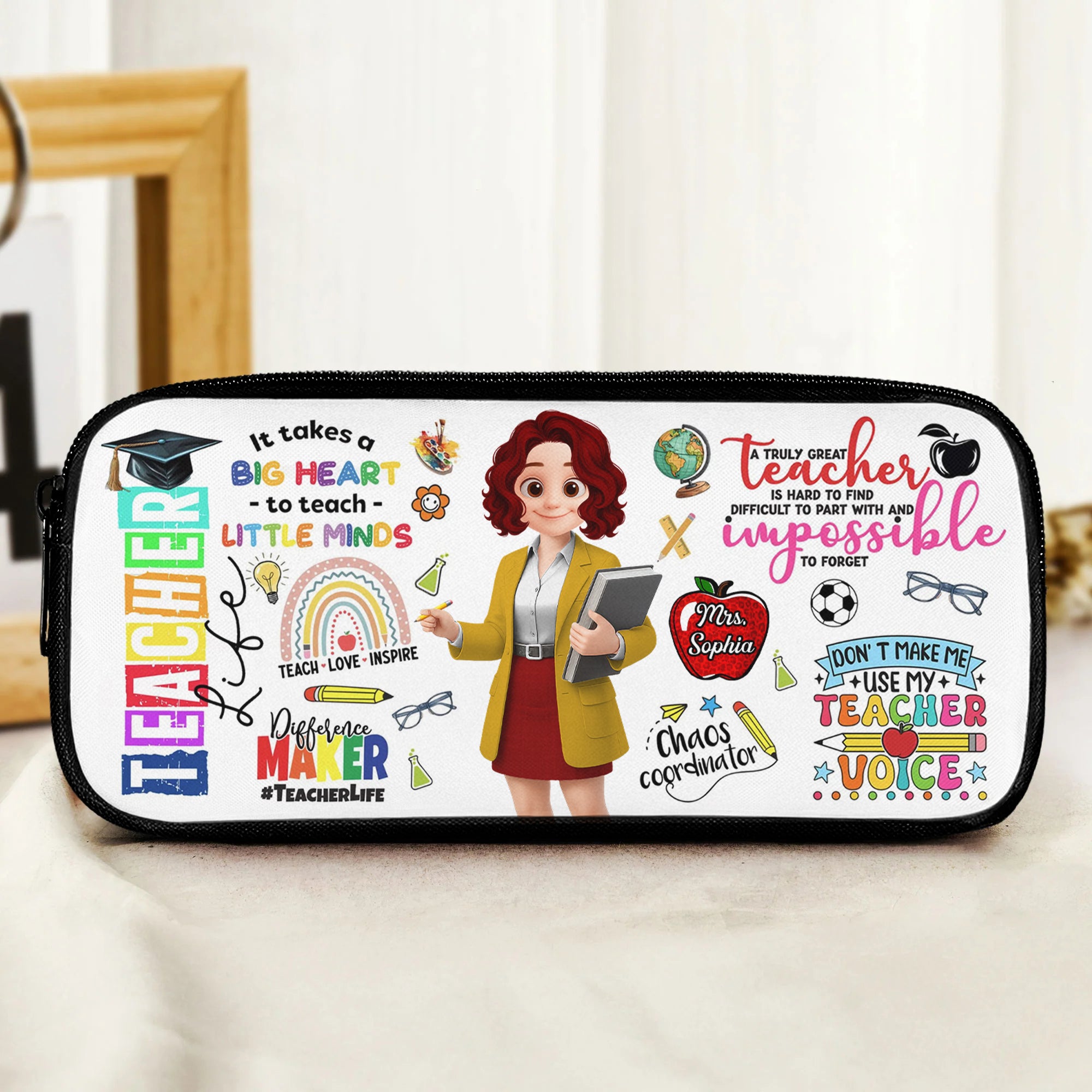Personalized Teacher Pencil Case Gift For Teacher Tu24 Hv01