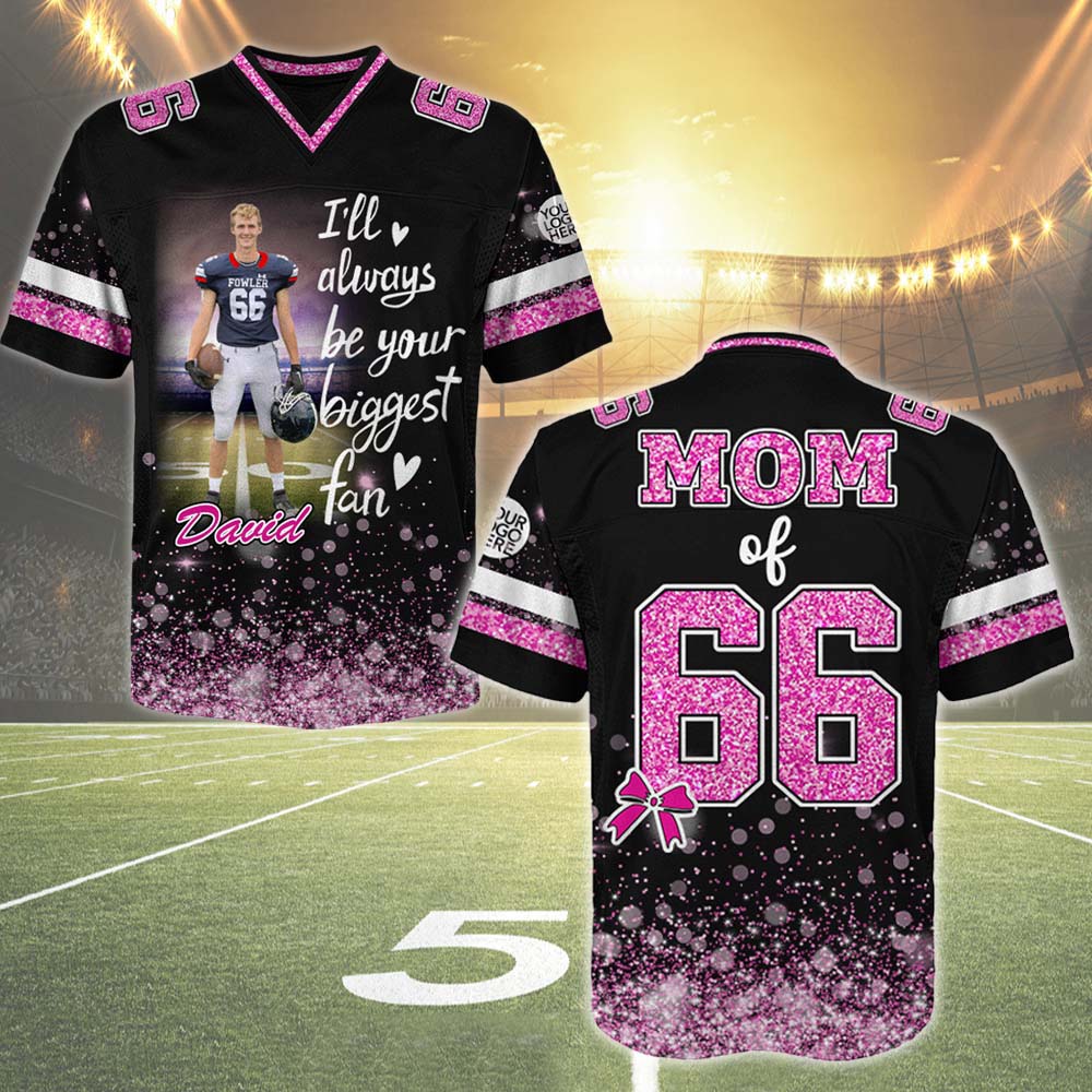 Custom Photo Football Jersey For Football Lovers - Personalizef All Over Print Shirt For Football Player NA04 Pt99