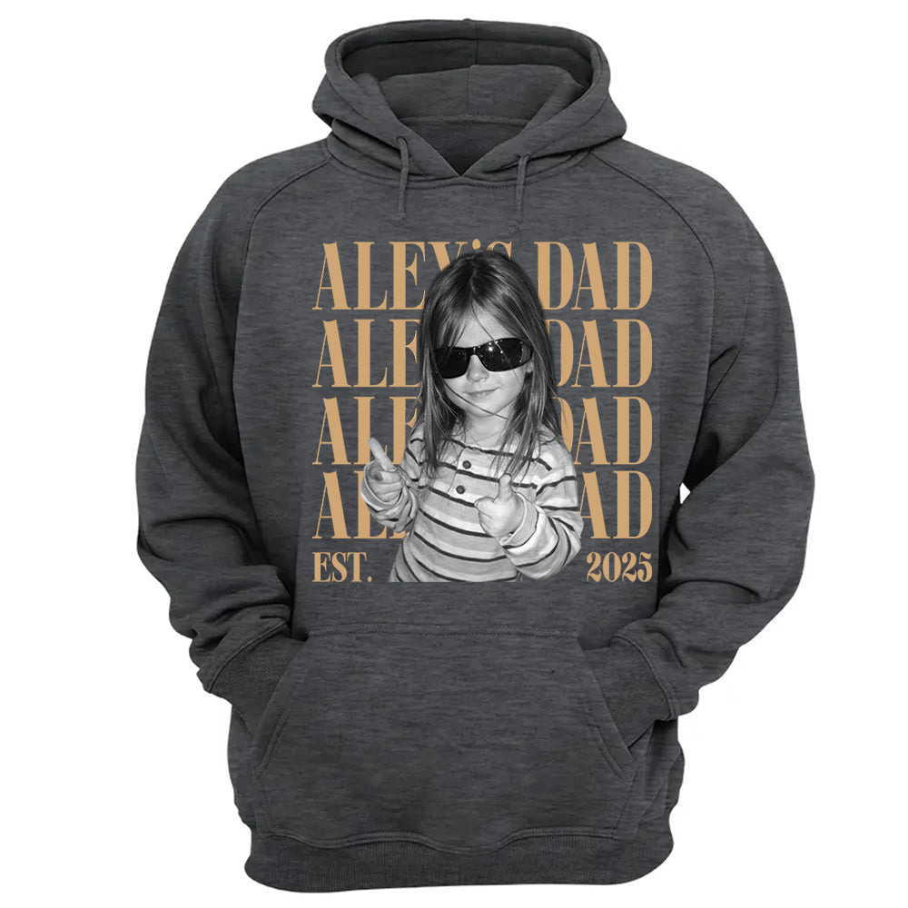 Classic Custom Dad Vintage Photo Shirt: Personalized Fathers Day Shirt With Kids Photo, Funny Dad Shirt, Best Dad Ever Shirt, New Dad Gift T24