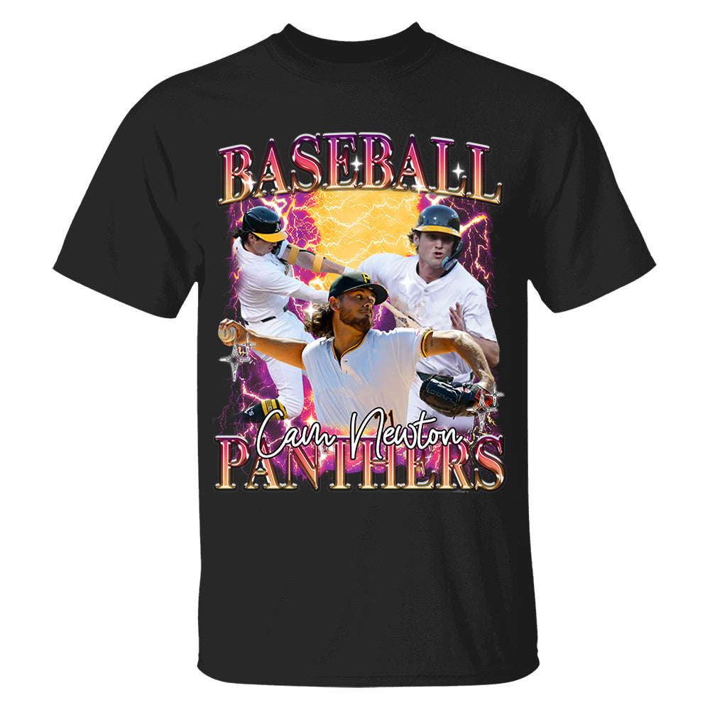 Custom Game Day Baseball Bootleg Shirt 90s Vintage Bootleg Custom Face Personalized T Shirt