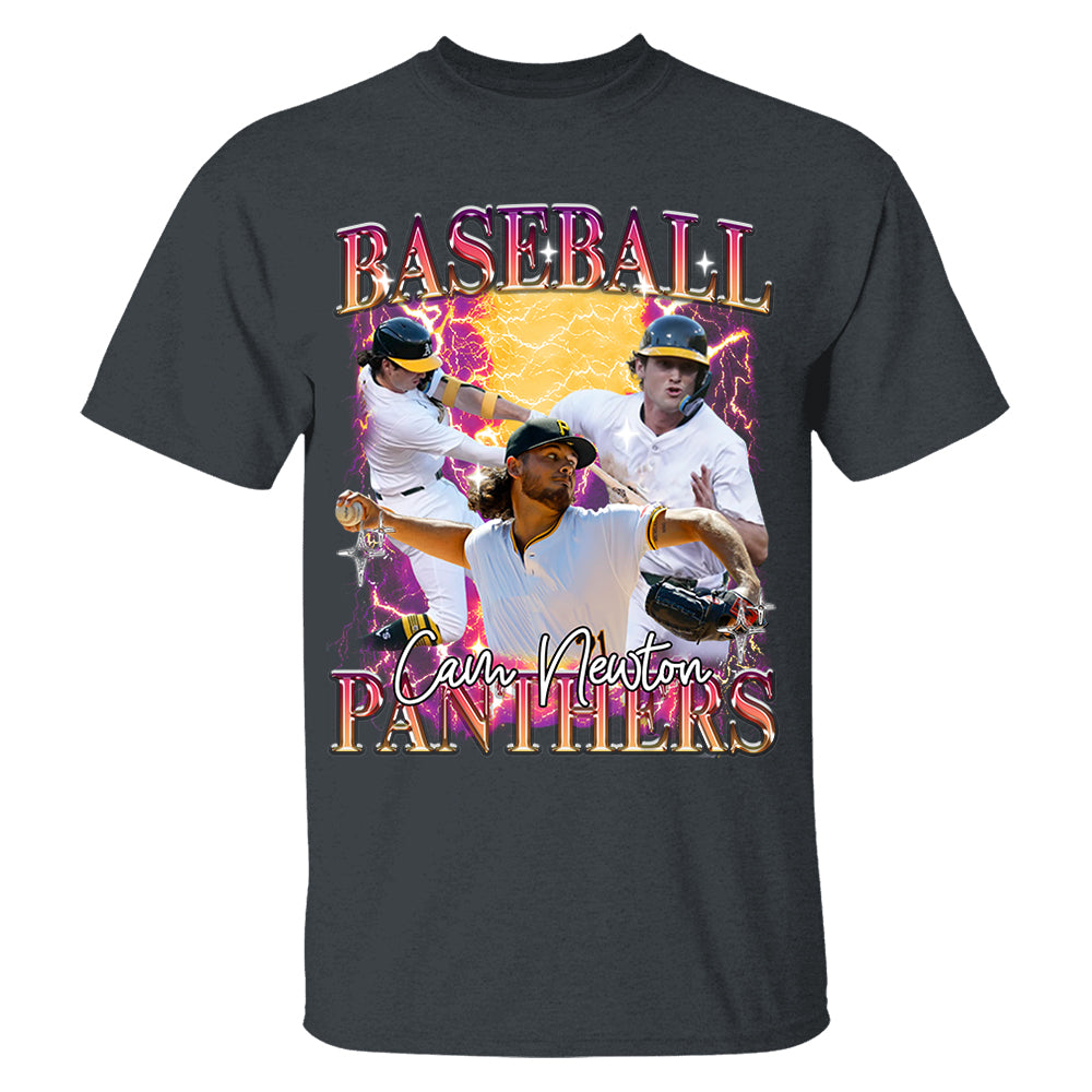 Custom Game Day Baseball Bootleg Shirt 90s Vintage Bootleg Custom Face Personalized T Shirt