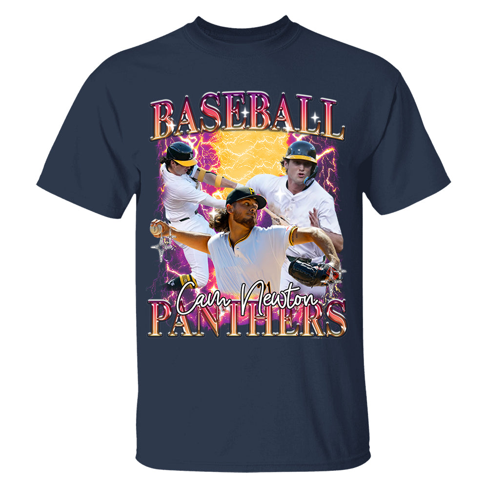 Custom Game Day Baseball Bootleg Shirt 90s Vintage Bootleg Custom Face Personalized T Shirt