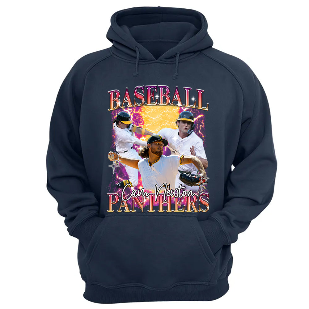 Custom Game Day Baseball Bootleg Shirt 90s Vintage Bootleg Custom Face Personalized T Shirt