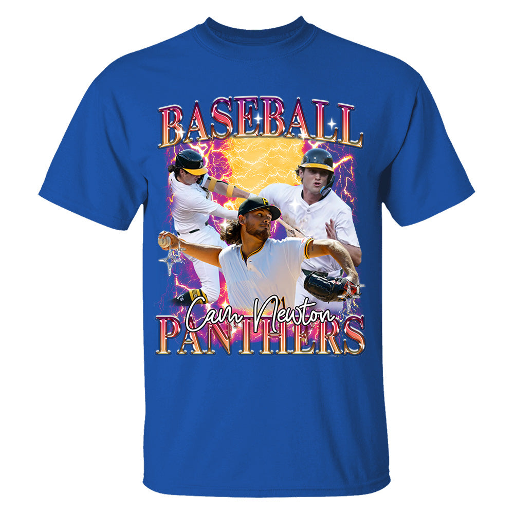 Custom Game Day Baseball Bootleg Shirt 90s Vintage Bootleg Custom Face Personalized T Shirt