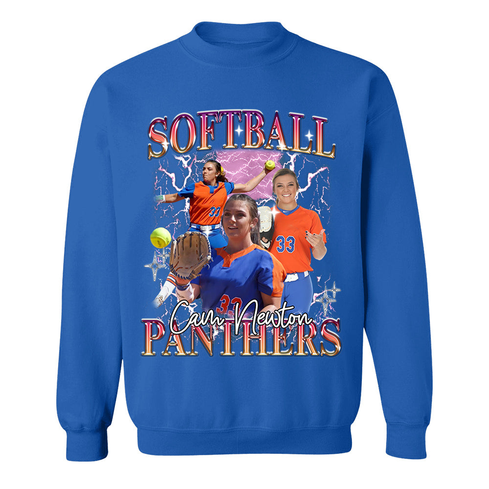 Custom Game Day Softball Bootleg Shirt 90s Vintage Bootleg Custom Face Personalized T Shirt