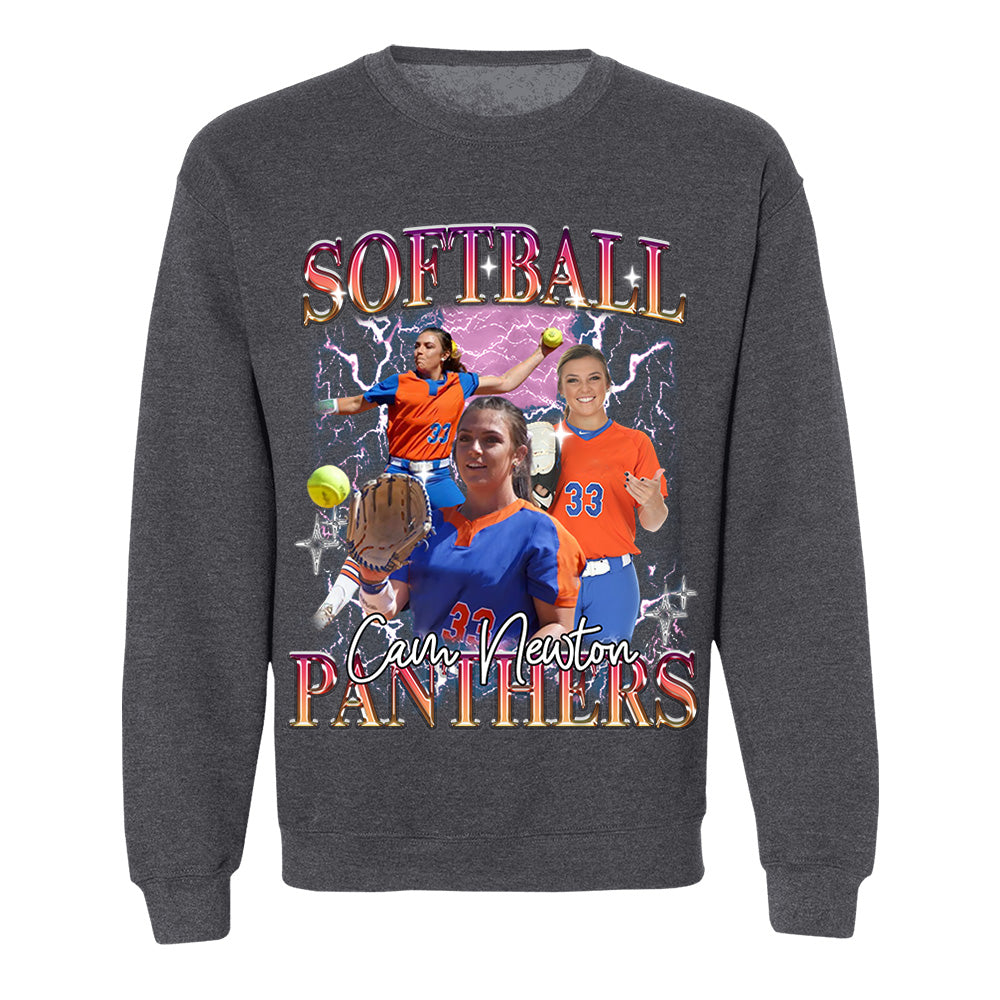 Custom Game Day Softball Bootleg Shirt 90s Vintage Bootleg Custom Face Personalized T Shirt