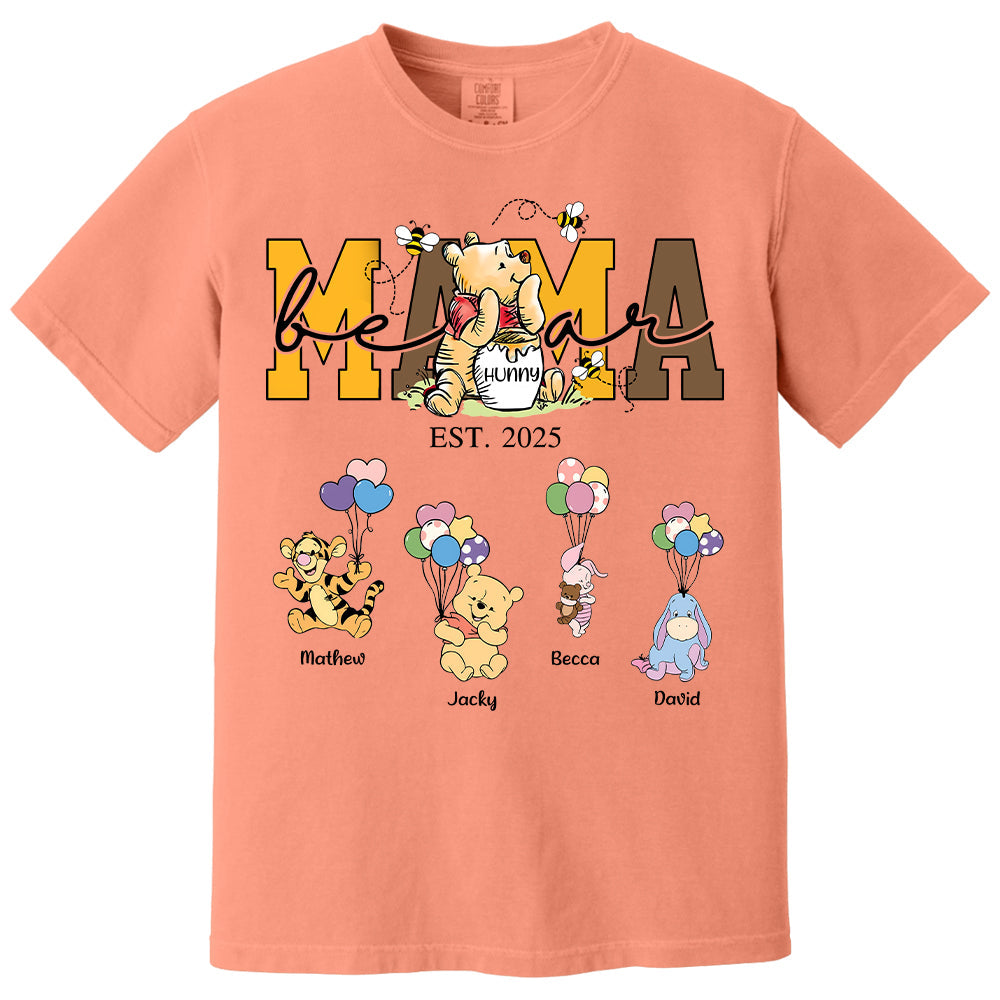 Mama Bear - Personalized Shirt Gift For Mom Tu24