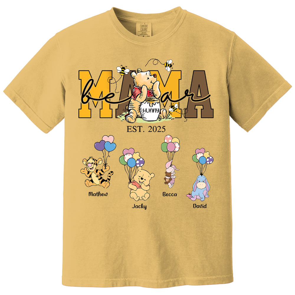 Mama Bear - Personalized Shirt Gift For Mom Tu24