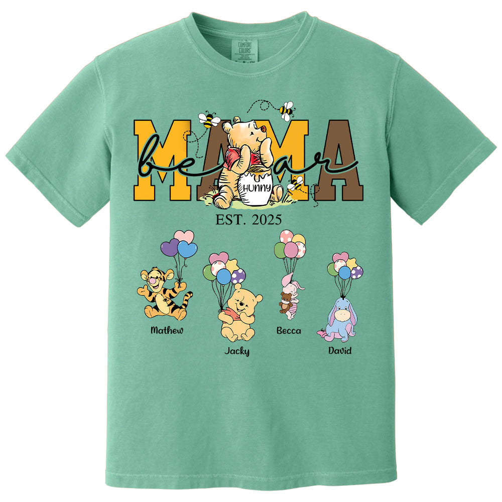 Mama Bear - Personalized Shirt Gift For Mom Tu24
