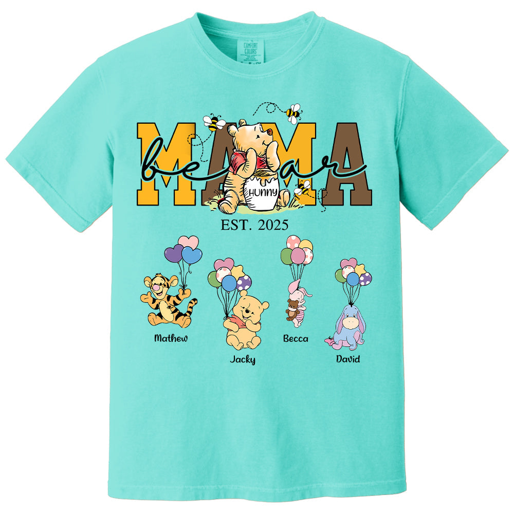 Mama Bear - Personalized Shirt Gift For Mom Tu24