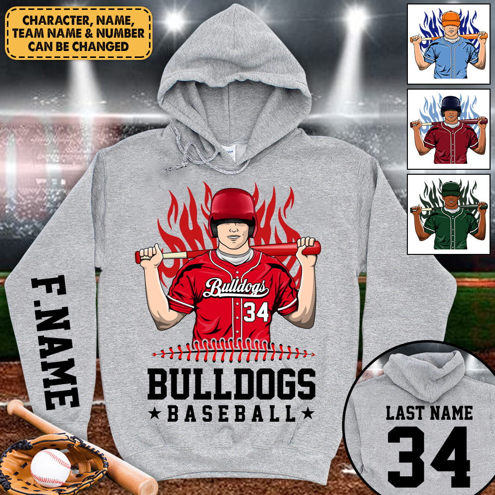 Personalized Shirt Team Name Spirit Name Baseball All Over Print Shirt For Baseball Son Mom Dad Family Game Day Shirt H2511 Do99