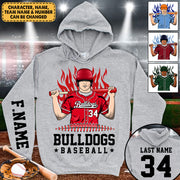 Personalized Shirt Team Name Spirit Name Baseball All Over Print Shirt For Baseball Son Mom Dad Family Game Day Shirt H2511 Do99