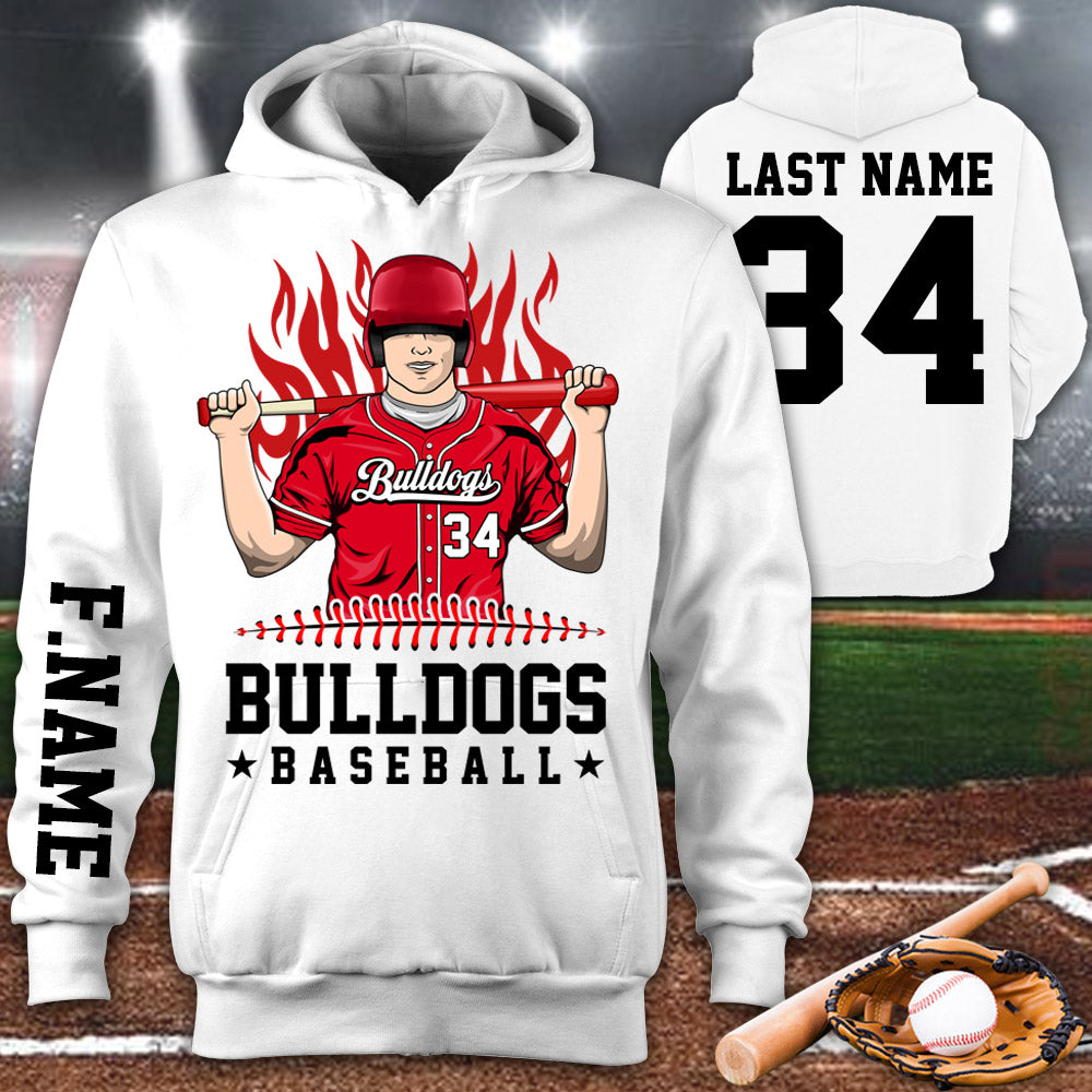 Personalized Shirt Team Name Spirit Name Baseball All Over Print Shirt For Baseball Son Mom Dad Family Game Day Shirt H2511 Do99