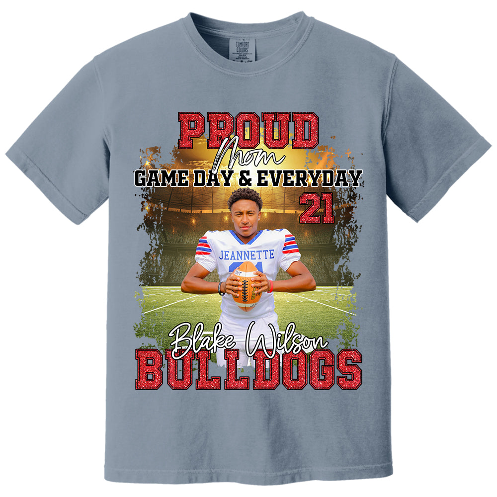 Proud Mom Football Gameday & Everyday Persional Shirt Gift For Football Mom Grandma Football Lovers Tu24 Do99