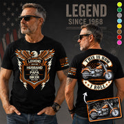Legend, Husband, Dad And Biker -Custom Vehicle Photo Shirt - Gift for Father's Day, Biker A2110 Pt99