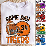 Game Day Football Personalized Shirt Custom Team Name Ph99 Tu20