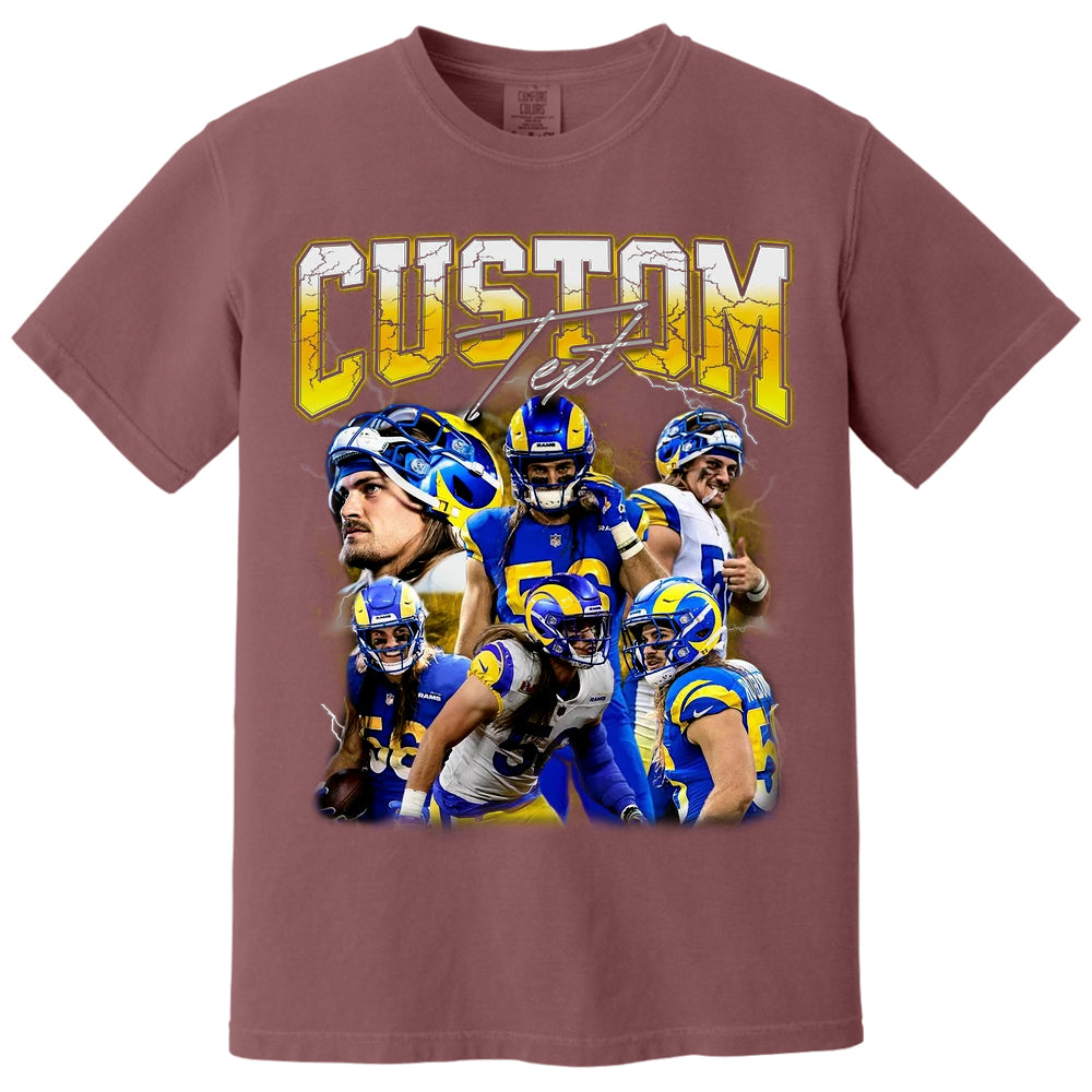 Custom Football Bootleg Shirt, Custom Bootleg Girlfriend Boyfriend Shirt, Bootleg Player Shirt, Custom Baseball Shirt, Custom Basketball Shirt