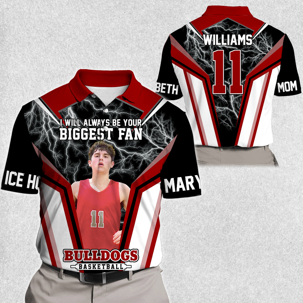 I Will Always Be Your Biggest Fan Vr3 Personalized All Over Print Shirt For Basketball Mom Grandma Sport Family
