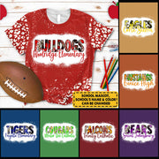 Personalized Mascot School, Custom School's Name Teacher All Over Print Shirt Ph99 Nh00