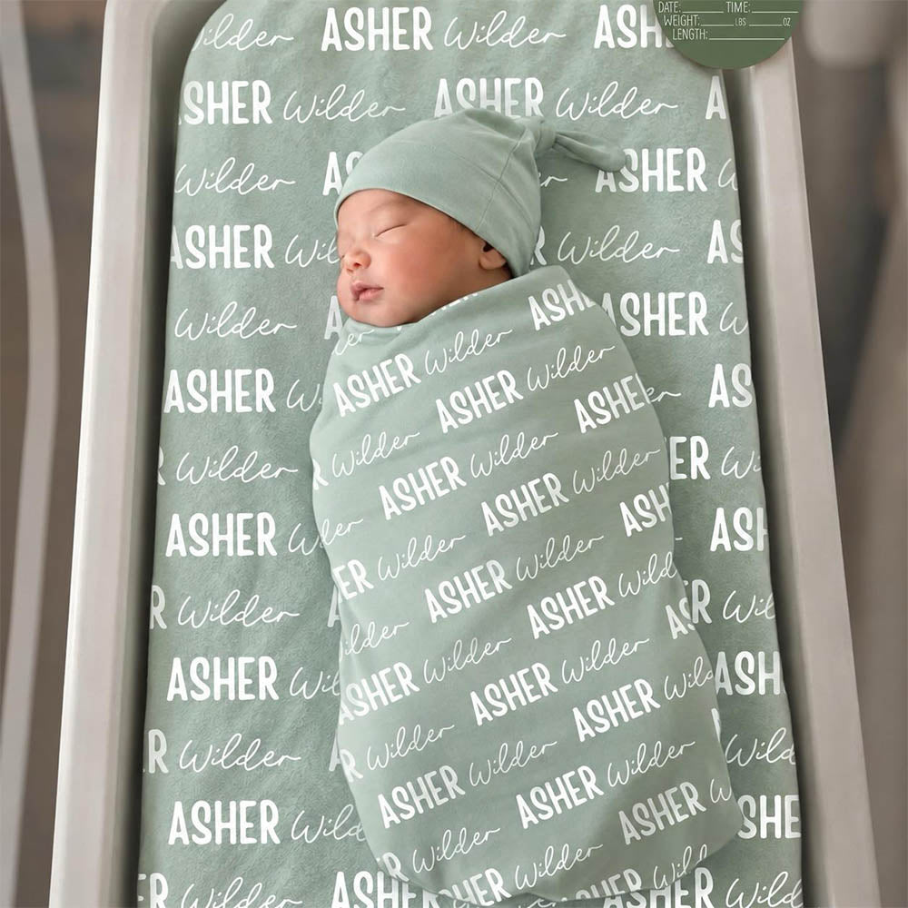 Custom Baby Blanket with Name, Personalized Name Blanket, Newborn Hospital Blanket, Custom Baby Gift, Baby Name Swaddle Pt99