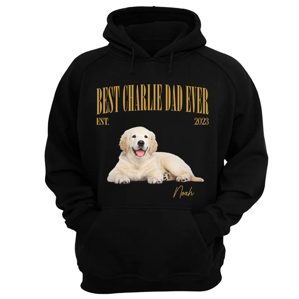Best Dog Dad Ever, Personalized Dog Dad T-Shirt Custom Pet Photo & Name, Father’s Day Gift, American Dog Dads Gifts, Pet Lover Humor MI209 TH23