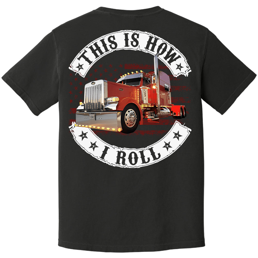 This Is How I Roll - Custom Photo Truck For Trucker Shirt - Personalized Upload Vehicle Photo Hv01