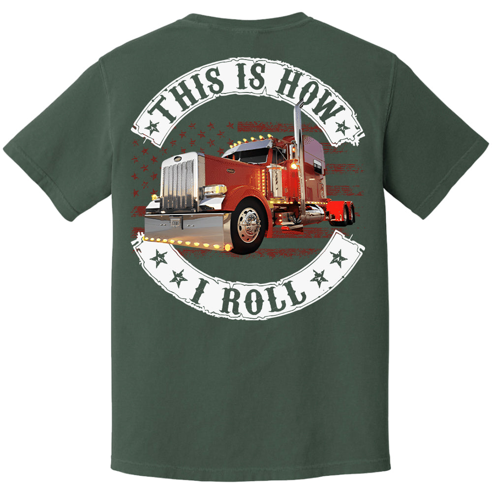 This Is How I Roll - Custom Photo Truck For Trucker Shirt - Personalized Upload Vehicle Photo Hv01