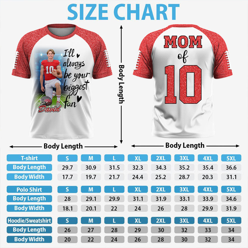 Custom Photo Football Game Day Football Gift For Football Lovers - Personalized All Over Print Gift For Footbal Tu24 Pt99