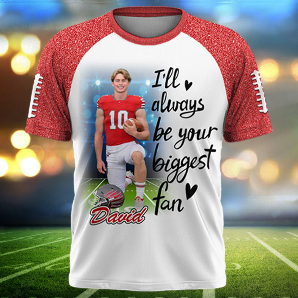 Custom Photo Football Game Day Football Gift For Football Lovers - Personalized All Over Print Gift For Footbal Tu24 Pt99