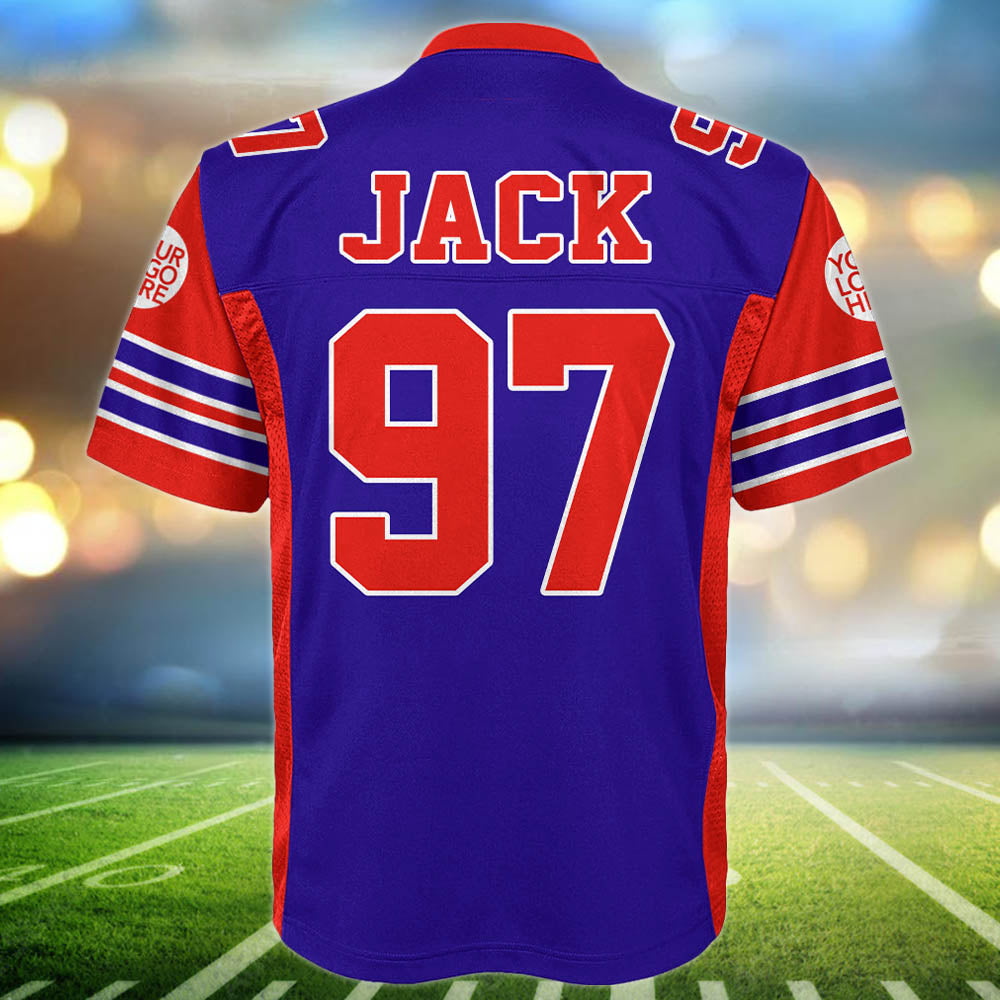 My Favorite Football Player Calls Me Mom Personalized Football Jersey Gift Football Mom Gameday Tu24 PT99