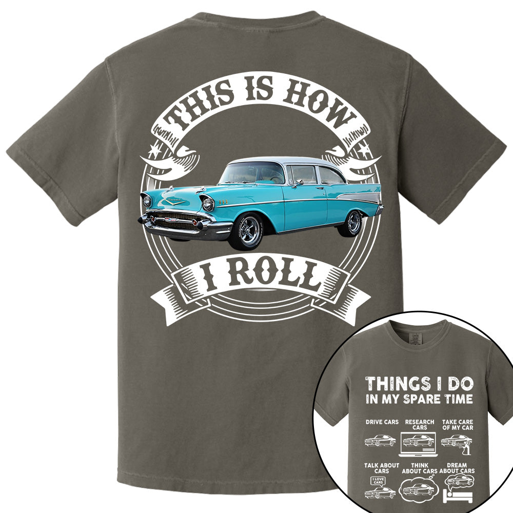 Things I Do In My Spare Time, I'm Not Old I'm Classic Funny Car Graphic Personalized Car's Photo Shirt Li29