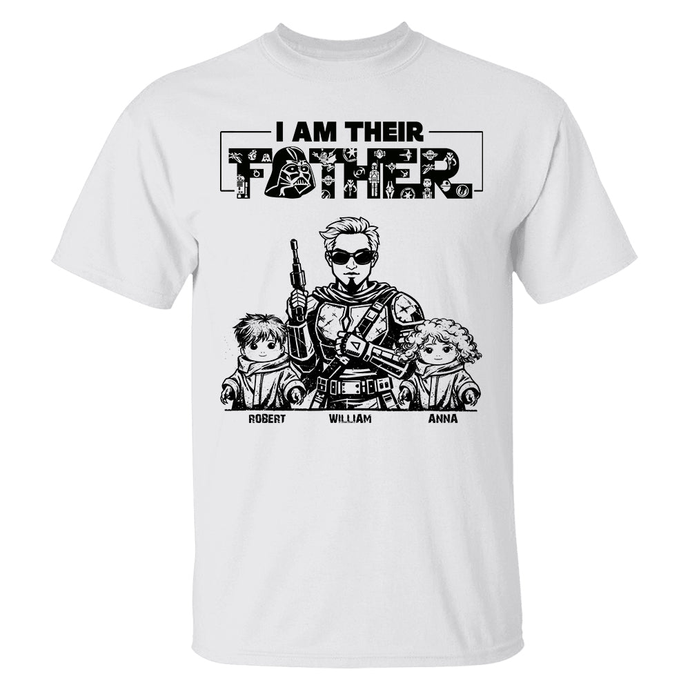 I Am Their Father - Personalized Vintage Style Shirt For Dad Father's Day 2026 NA04 Hv01