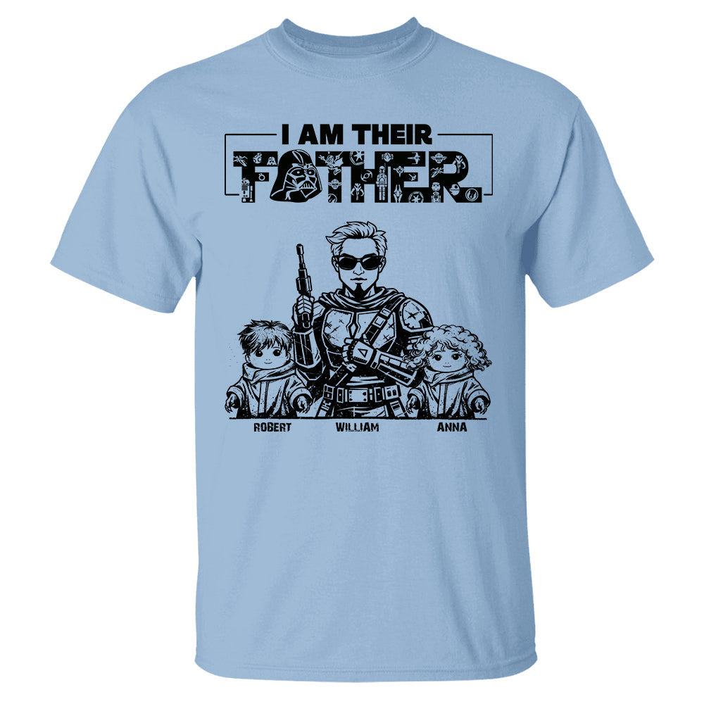 I Am Their Father - Personalized Vintage Style Shirt For Dad Father's Day 2026 NA04 Hv01