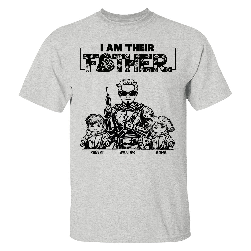 I Am Their Father - Personalized Vintage Style Shirt For Dad Father's Day 2026 NA04 Hv01