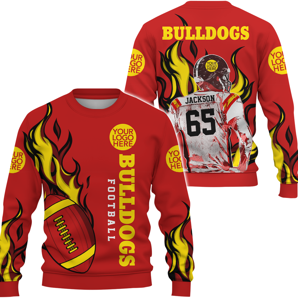 Personalized Shirt Custom Football Team Name All Over Print Shirt Gift For Football Lovers Football Family Game Day Shirt K1702