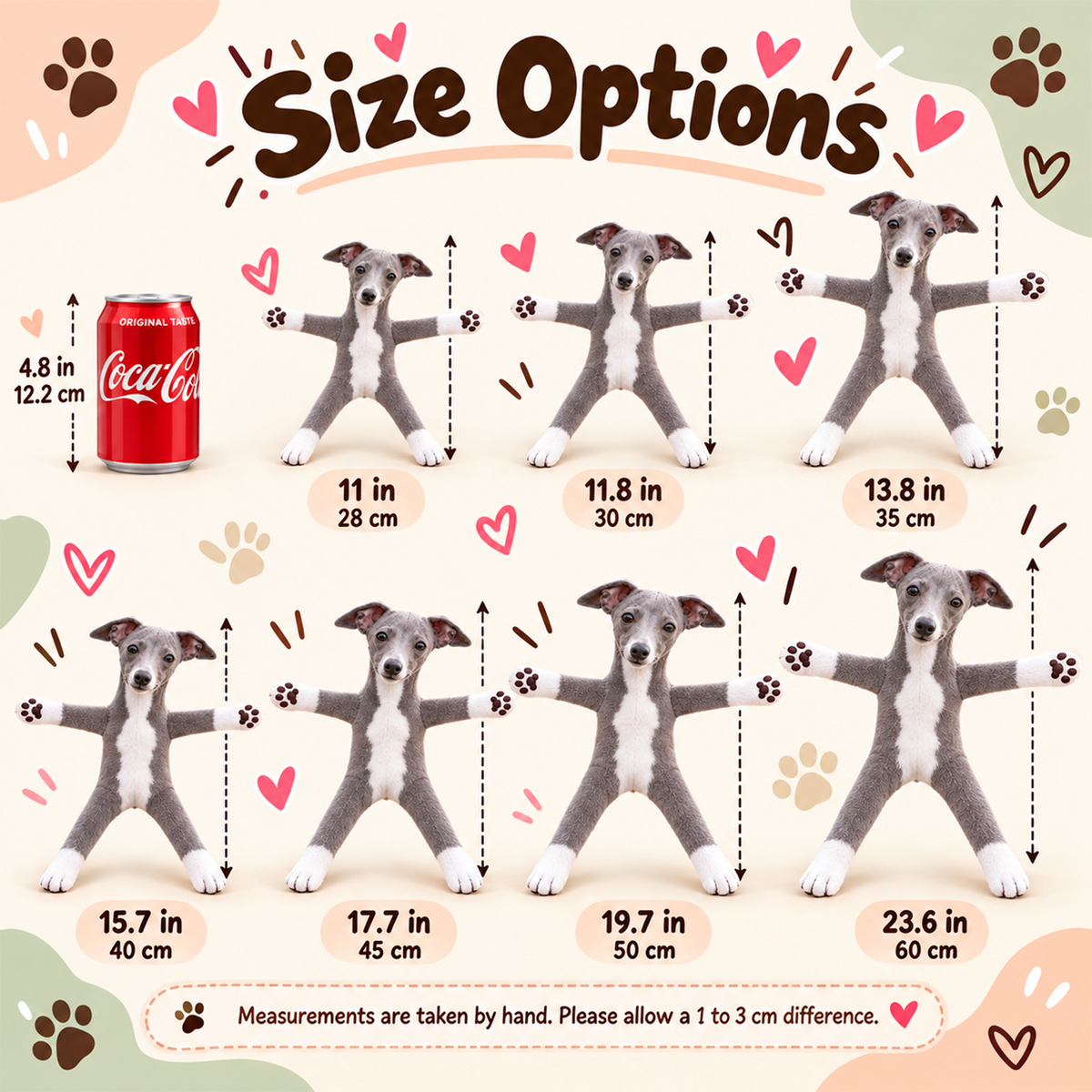 Personalized Greyhound Photo Pet Squishy Toy Poseable Plush Doll, Funny Gift For Dog Mom, Dad, Pet Lover T1807 T24 TL06
