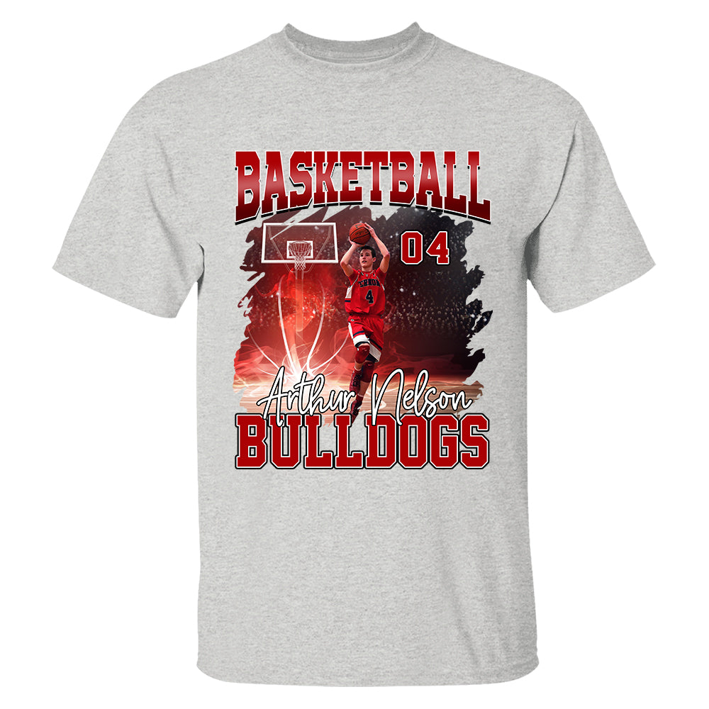 Game Day Basketball Personalized Shirt Custom Photo And Team Name Ph99 Tu20