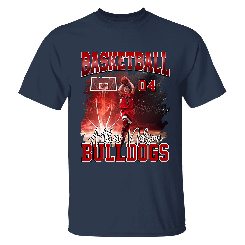 Game Day Basketball Personalized Shirt Custom Photo And Team Name Ph99 Tu20