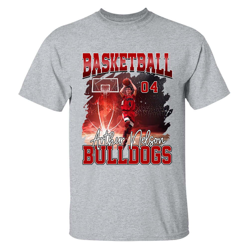 Game Day Basketball Personalized Shirt Custom Photo And Team Name Ph99 Tu20