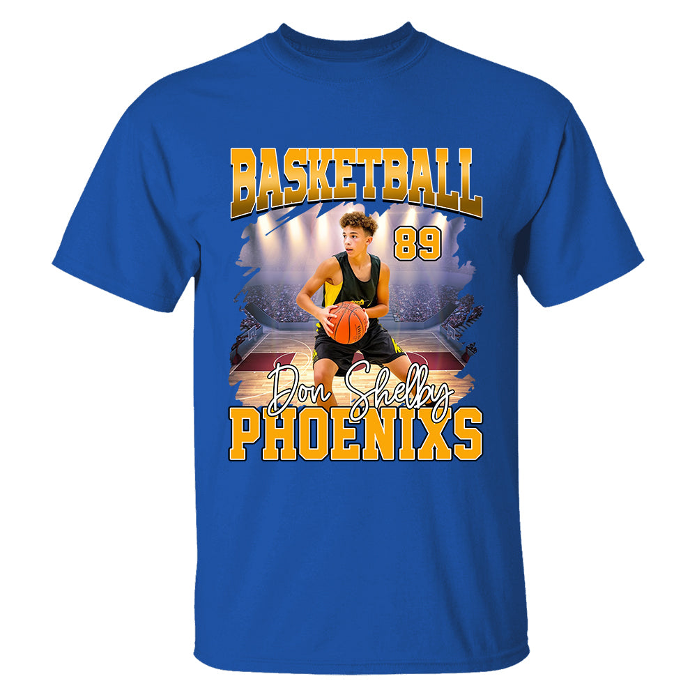 Game Day Basketball Personalized Shirt Custom Photo And Team Name Ph99 Tu20