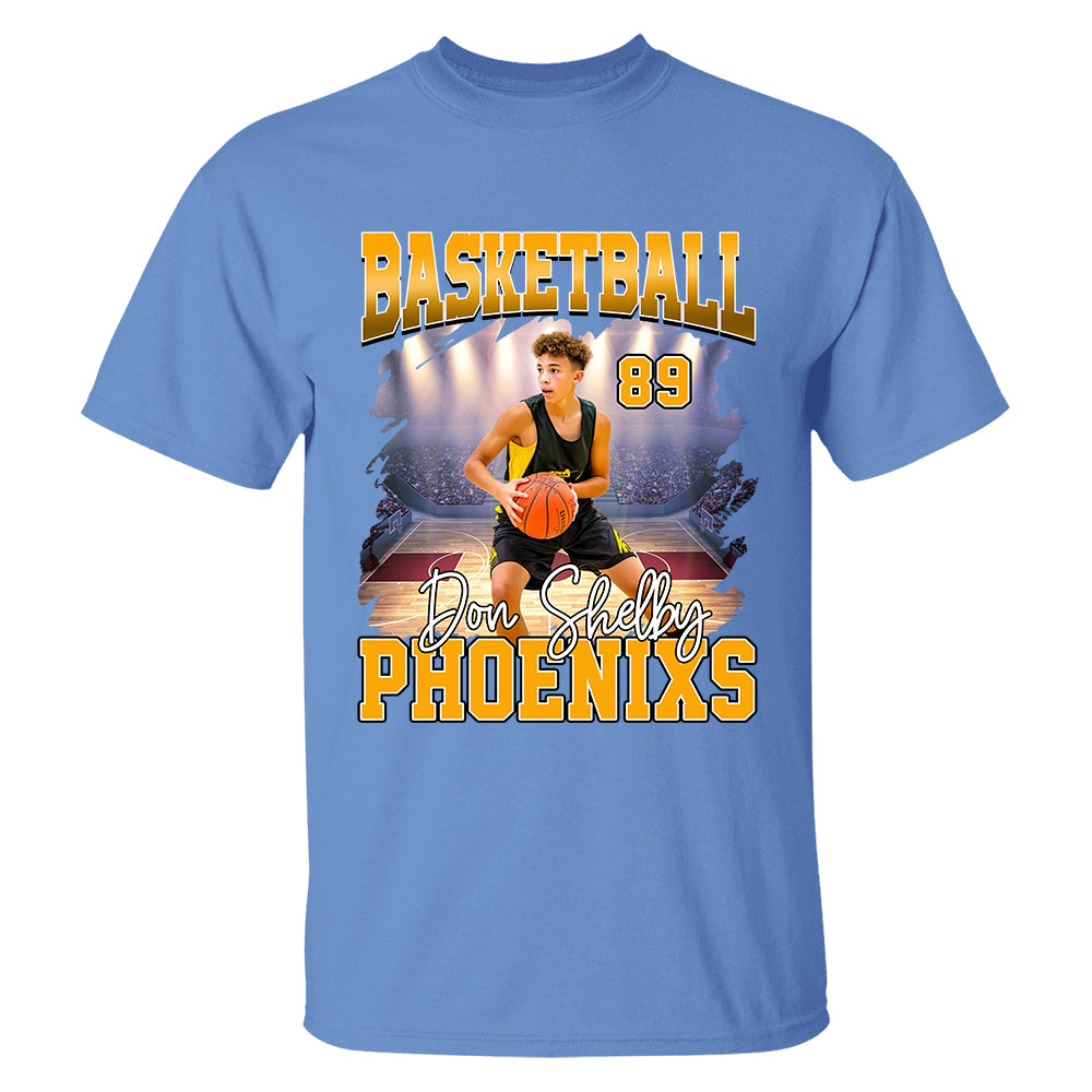 Game Day Basketball Personalized Shirt Custom Photo And Team Name Ph99 Tu20