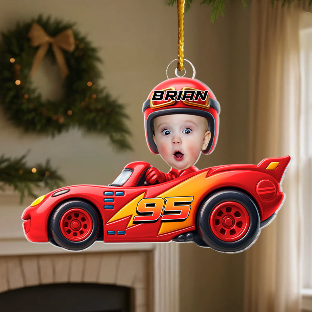 Personalized Acrylic Photo Ornament - Christmas Gifts for Kids Tu24 Hv01