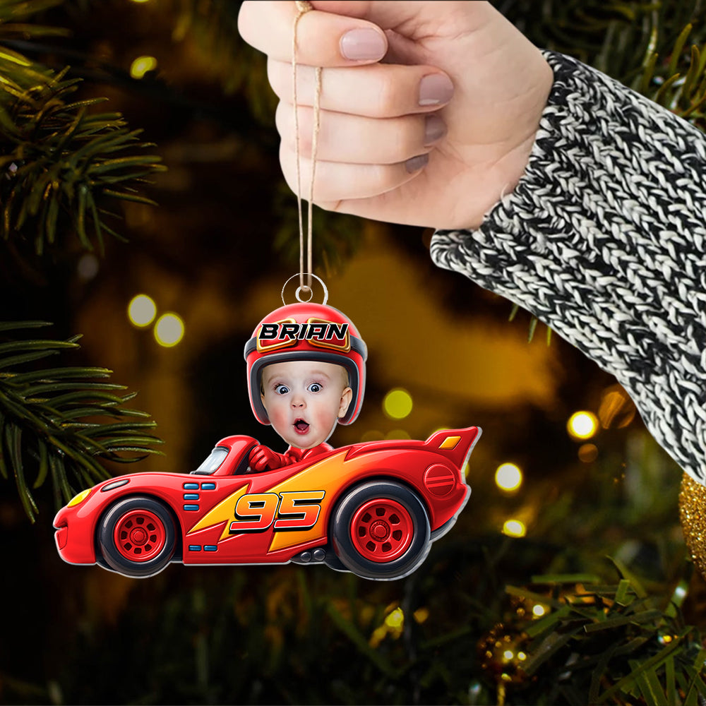 Personalized Acrylic Photo Ornament - Christmas Gifts for Kids Tu24 Hv01