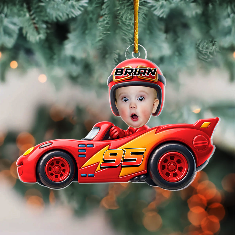 Personalized Acrylic Photo Ornament - Christmas Gifts for Kids Tu24 Hv01