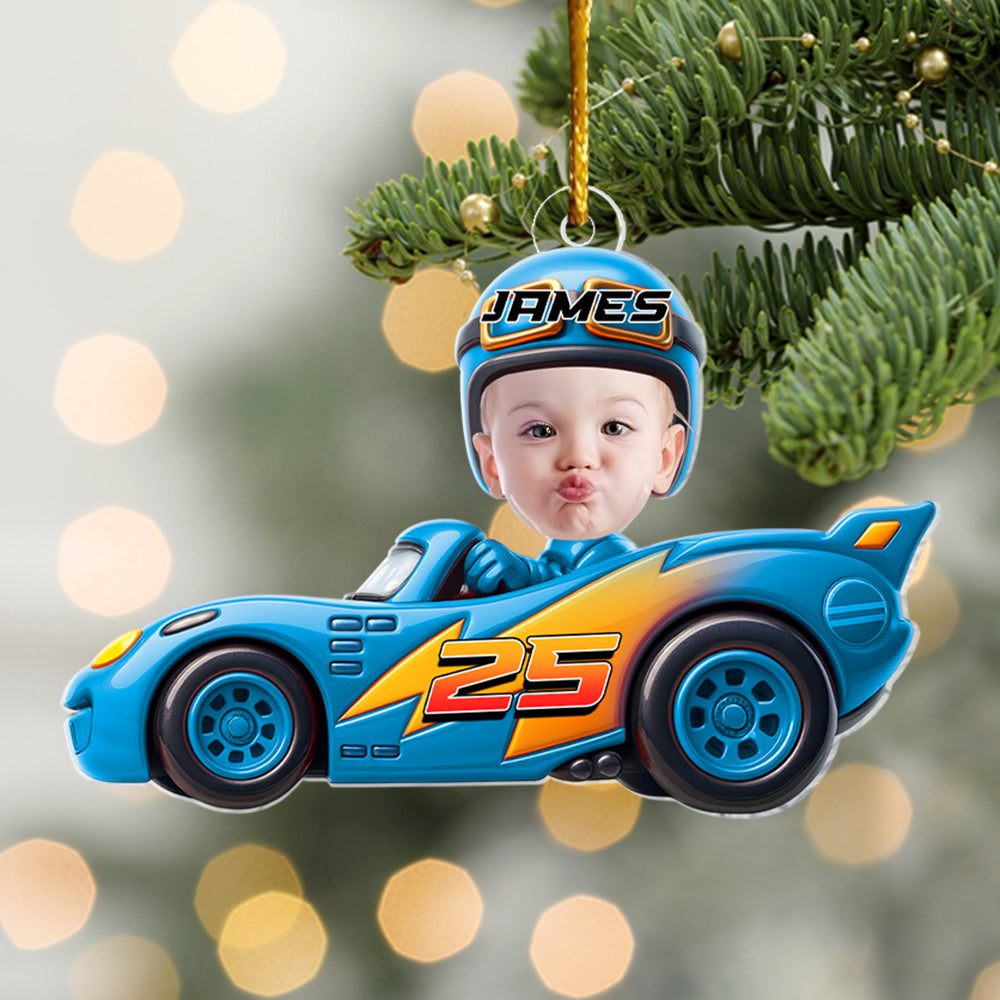 Personalized Acrylic Photo Ornament - Christmas Gifts for Kids Tu24 Hv01