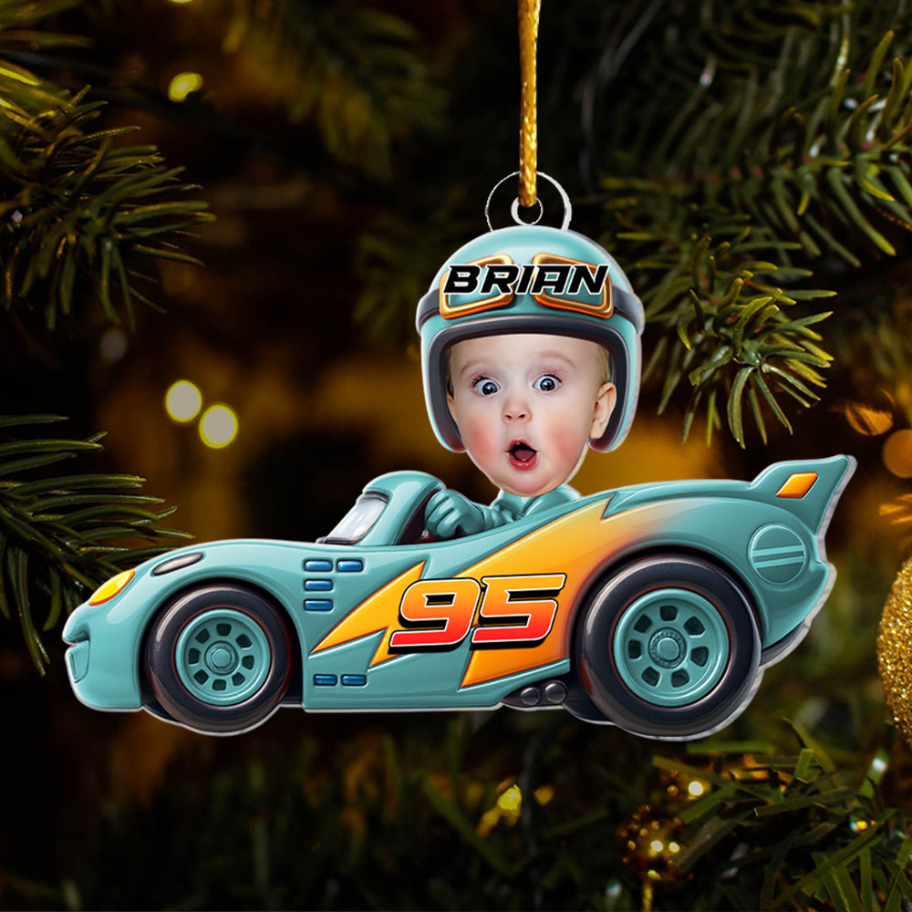 Personalized Acrylic Photo Ornament - Christmas Gifts for Kids Tu24 Hv01