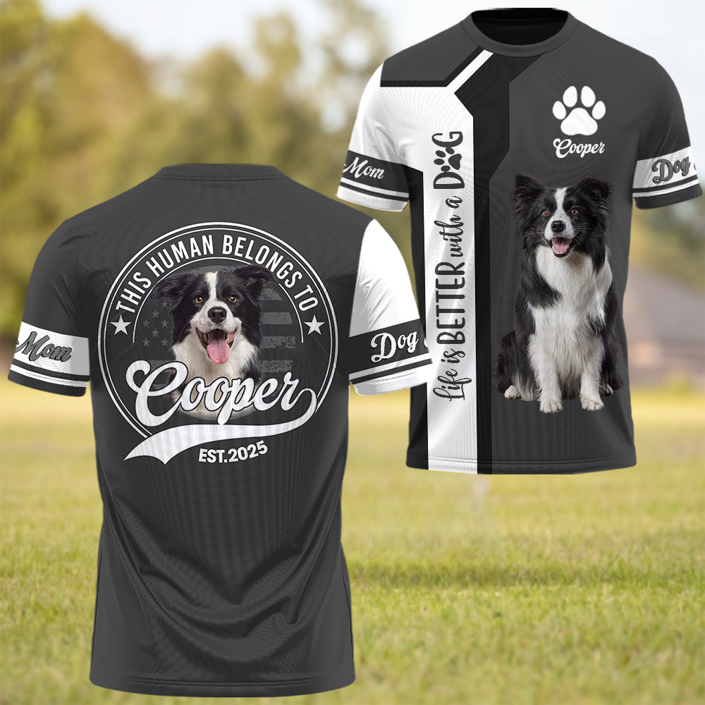 Custom Life Is Better With A Dog, Personalized Shirt, Gift For Dog Lover T1807